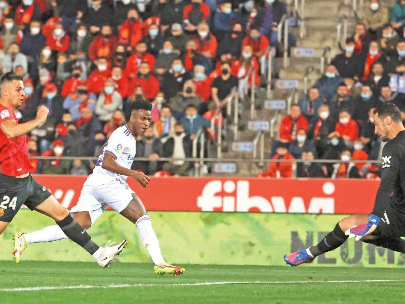 فينيسيوس نجم ريال مدريد يحرز هدفه