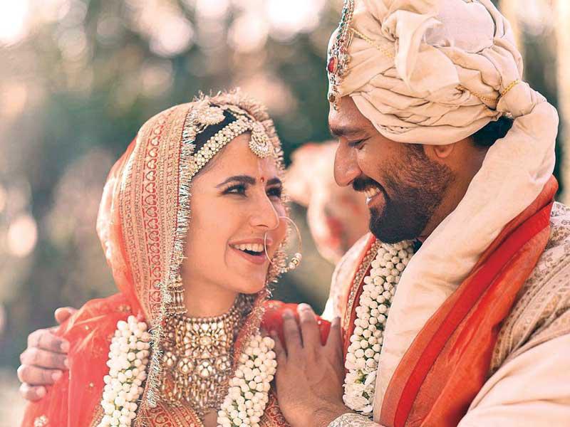 نجمة بوليوود ​كاترينا كيف والممثل الهندي ​فيكي كوشال