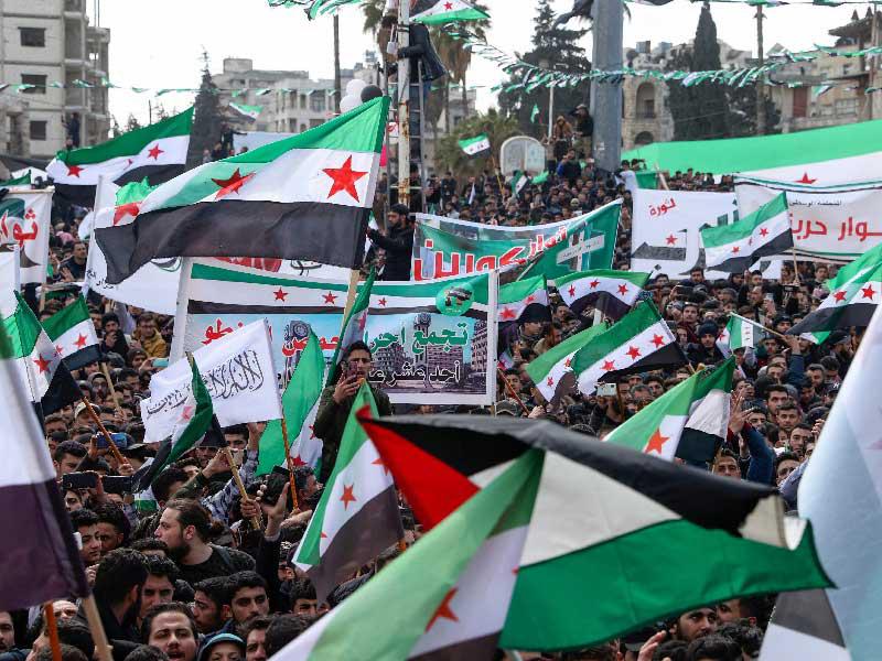 جانب من إحياء ذكرى انطلاق الاحتجاجات