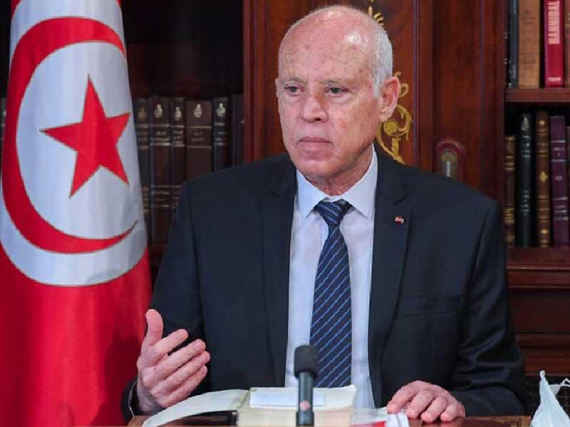  الرئيس التونسي، قيس سعيد