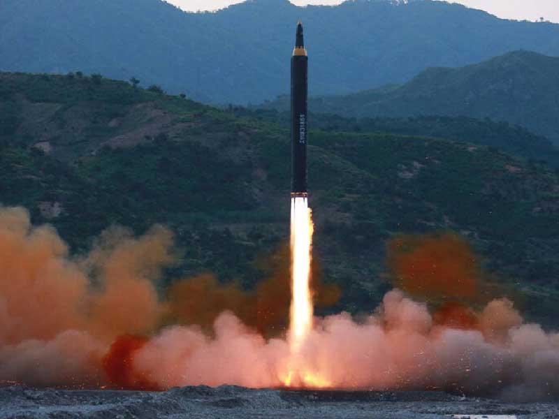  تجربة إطلاق صاروخ فاشلة  في كوريا الشمالية