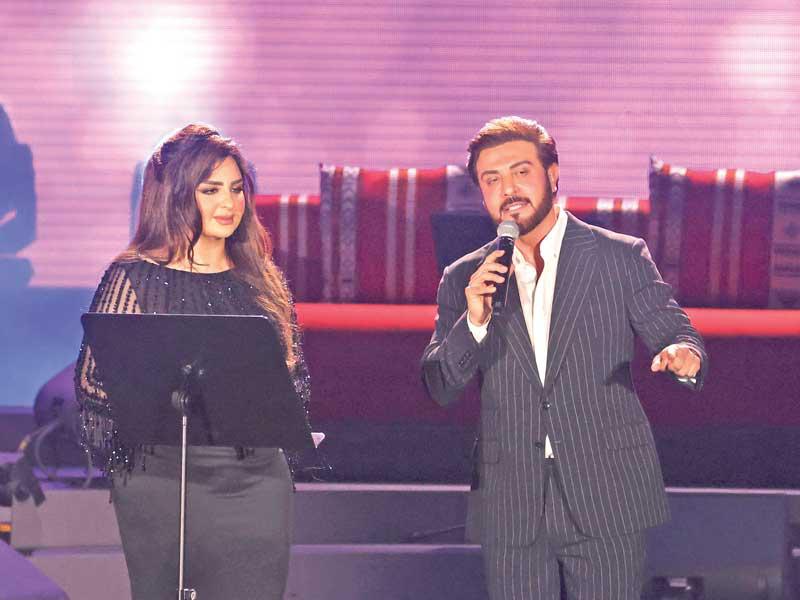 الفنان ماجد المهندس والفنانة أصيل هميم