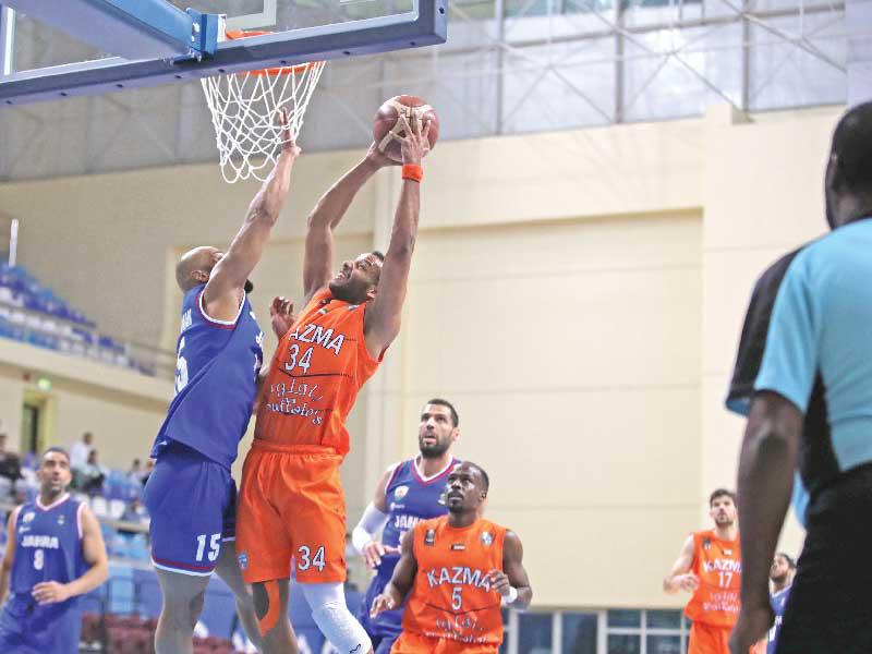 جانب من مباراة كاظمة والجهراء