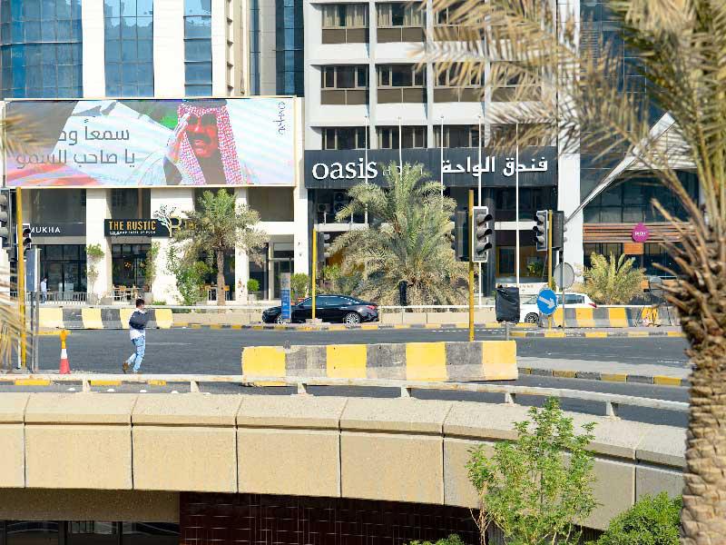 التقاطع المروري لدروازة العبدالرزاق 