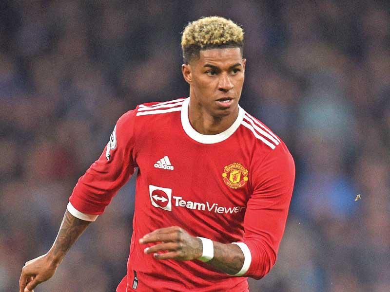 مهاجم مانشستر يونايتد ماركوس راشفورد