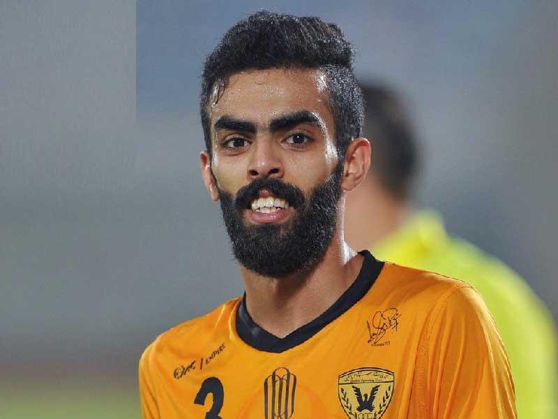 لاعب الفريق الأول لكرة القدم بنادي القادسية أحمد الظفيري 