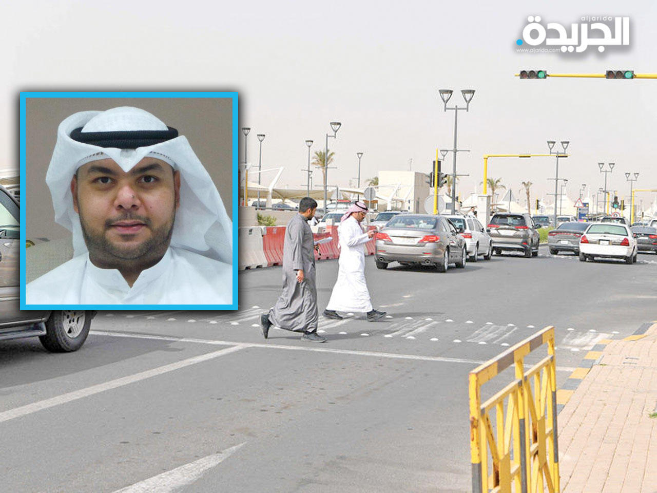 إغلاق التقاطعات لمنع الازدحامات في الجامعةn