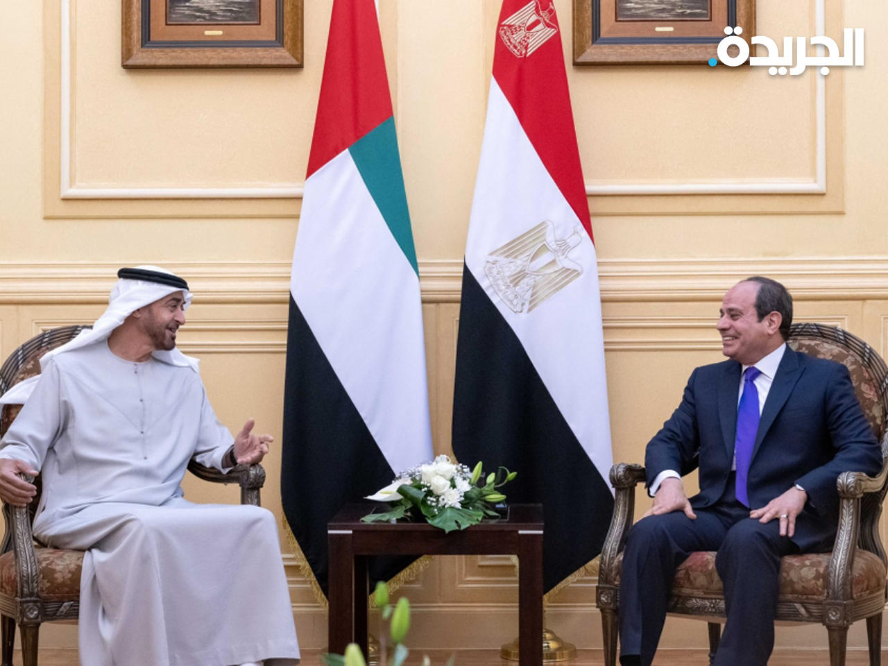 السيسي ومحمد بن زايد يبحثان في شرم الشيخ أهم المستجدات الإقليمية والدوليةn