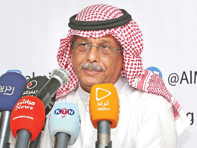 بندر الخيران أثناء إعلان وفاة النيباري