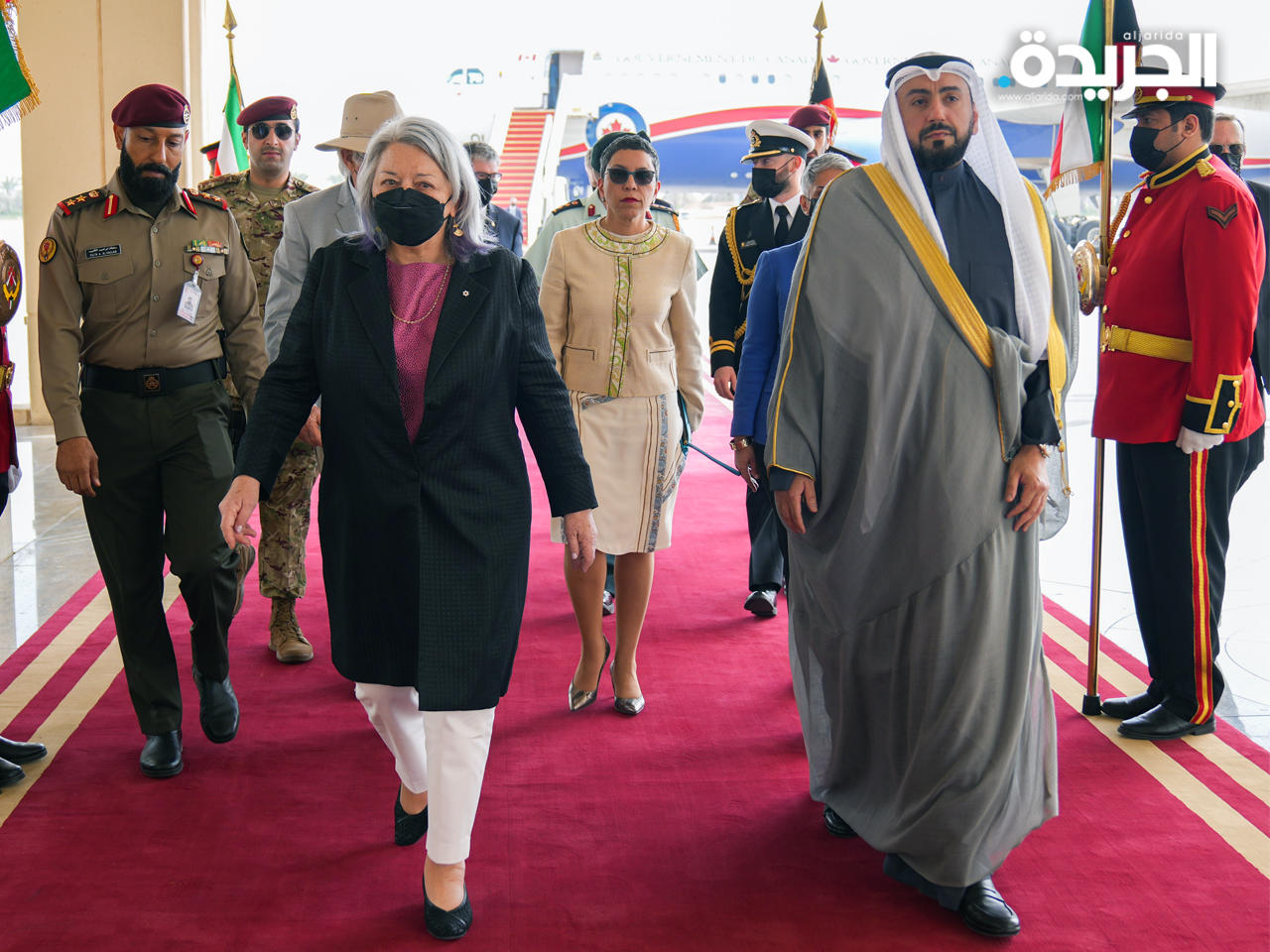 حاكم عام كندا تصل إلى البلاد في زيارة رسمية