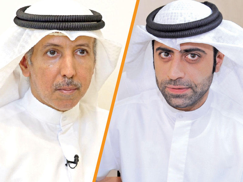 وزير الإعلام والثقافة حمد روح الدين - النائب مهلهل المضف 