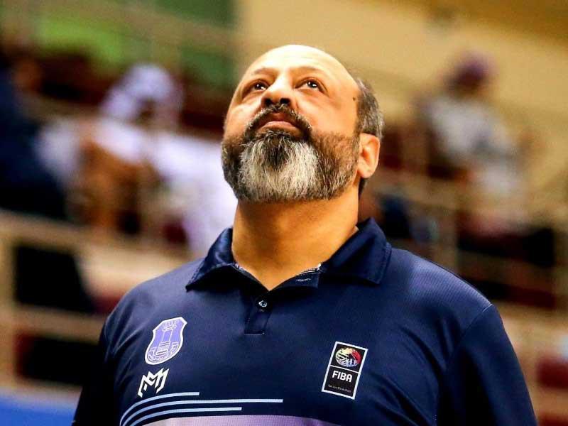 مدرب نادي اليرموك لكرة السلة خالد القلاف 