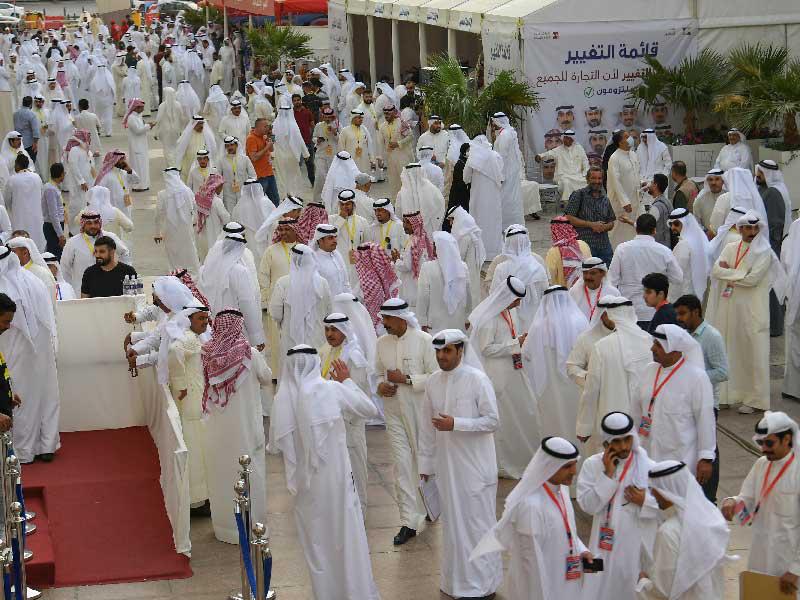 مشاركة صباحية واسعة في الانتخابات النصفية لغرفة التجارة أمس