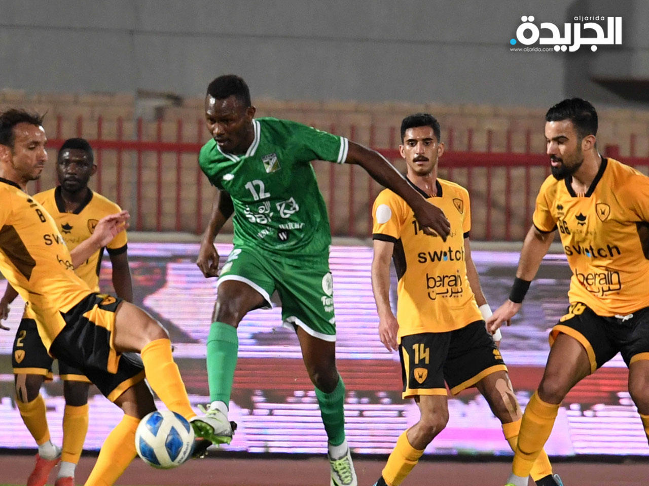 جانب من المباراة