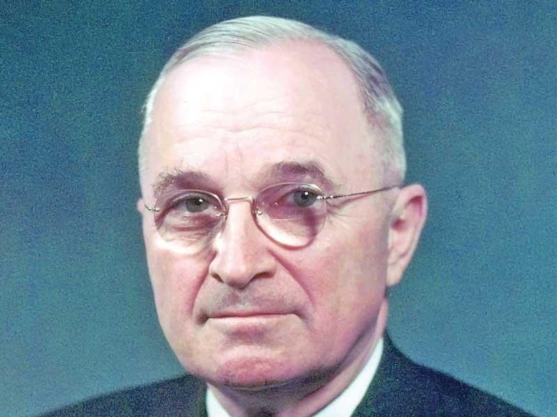 الرئيس الأميركي السابق هاري ترومان