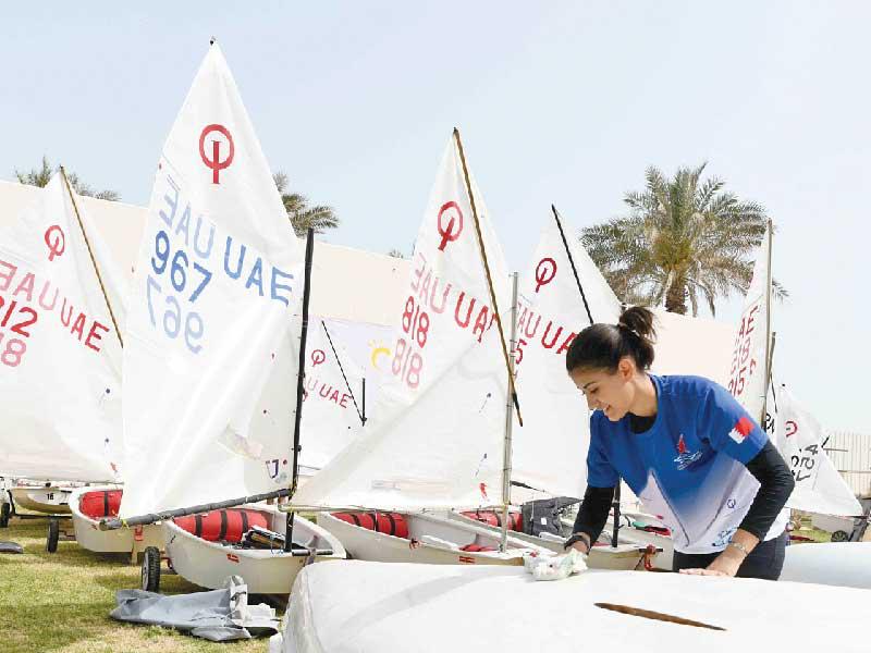 جانب من الاستعداد للبطولة