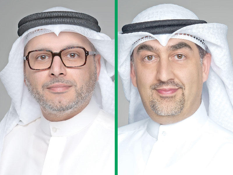  نائب رئيس مجلس الإدارة، بدر الكندري - الرئيس التنفيذي لبورصة الكويت، محمد العصيمي