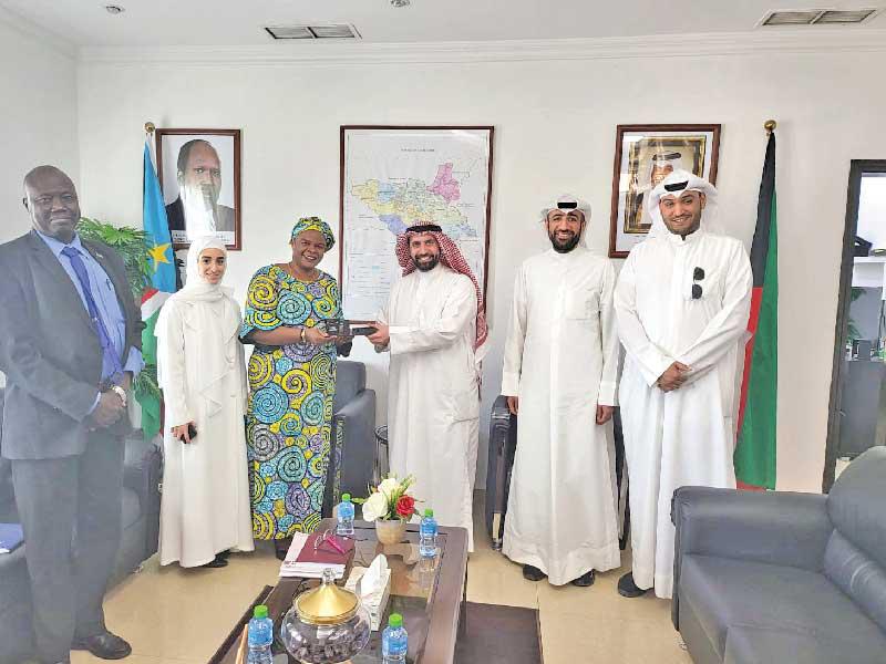 لجنة التعريف بالإسلام تزور سفارة جنوب السودانn