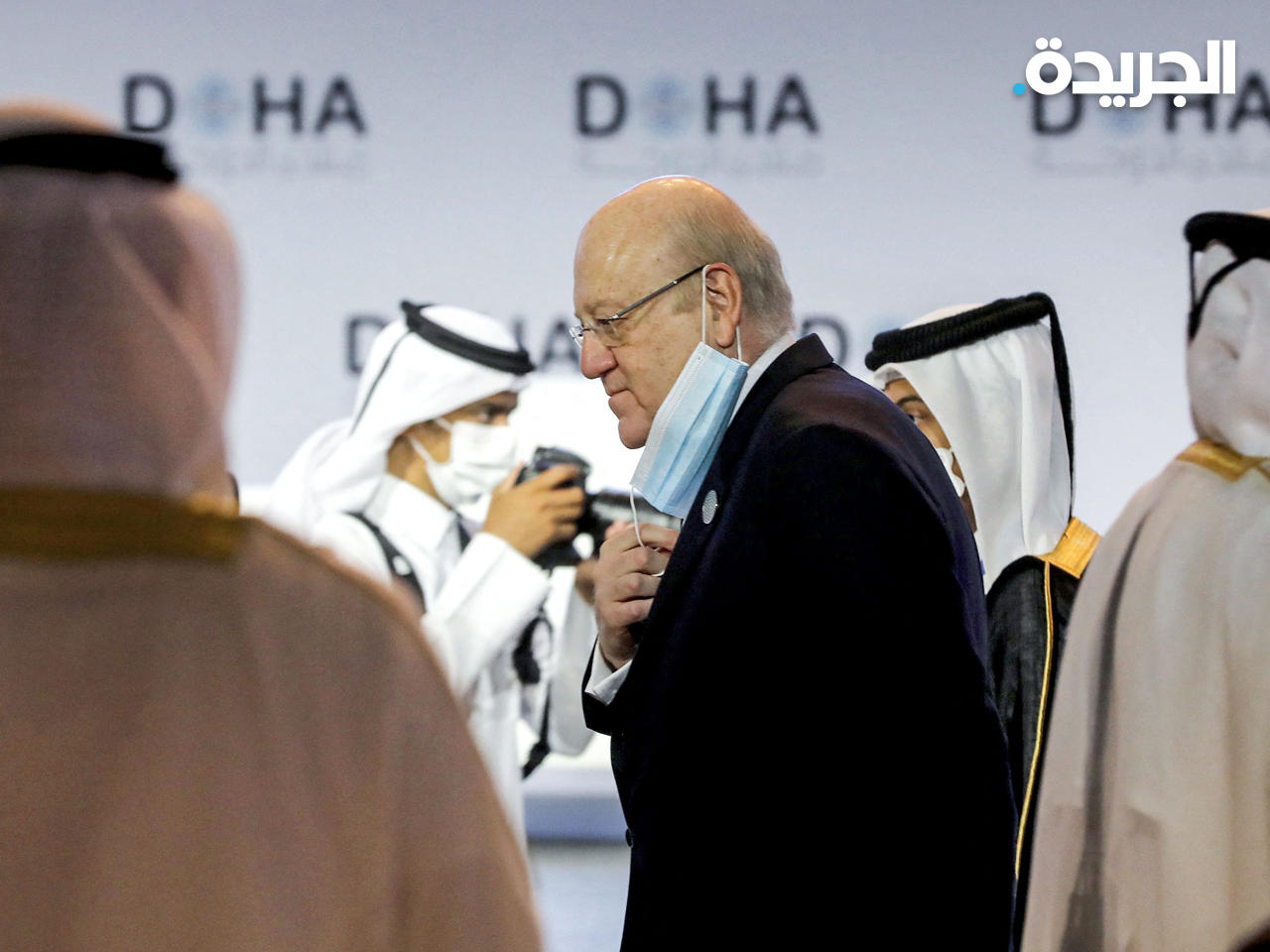 رئيس الوزراء اللبناني نجيب ميقاتي في منتدى الدوحة