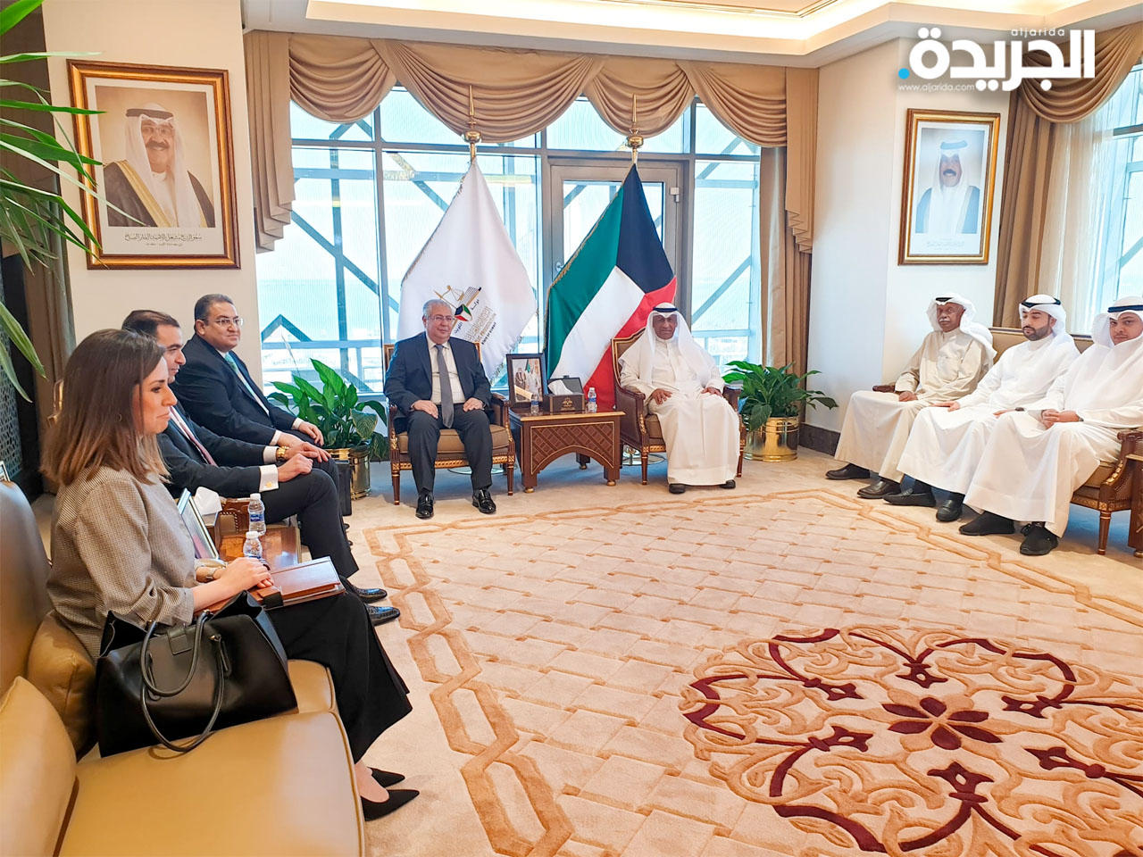 النائب العام مستقبلاً الوفد المصري اليومn