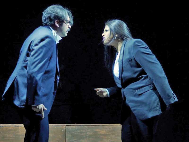 هيا السعيد ومصعب السالم في «محطات»