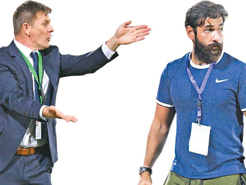 مدرب النصر محمد المشعان  - مدرب العربي الكرواتي انتي ميشا