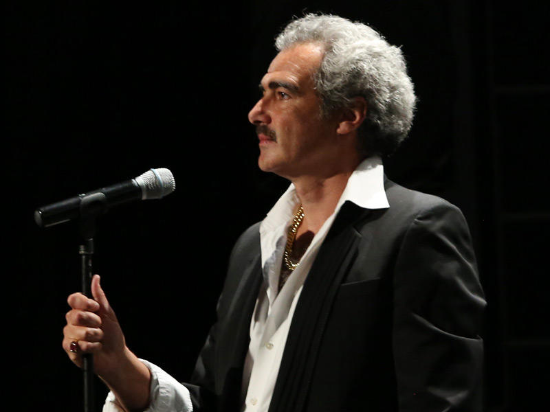 سليمان البسام أثناء العرض