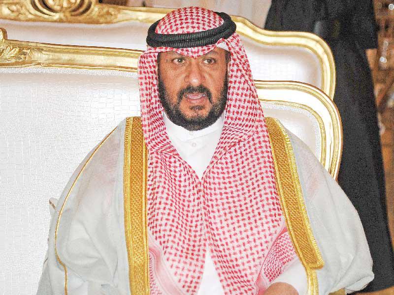 نائب رئيس مجلس الوزراء وزير الدفاع الشيخ طلال الخالد 