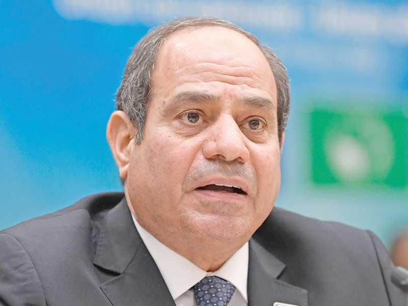 الرئيس المصري عبدالفتاح السيسي