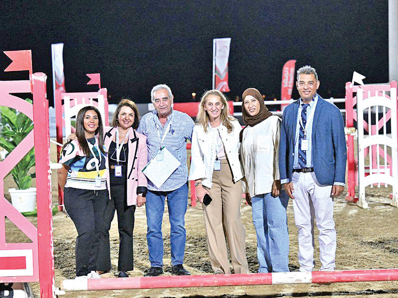 نبيلة العلي ونضار المصطفى ودلال العبيد في بطولة عمان الدولية