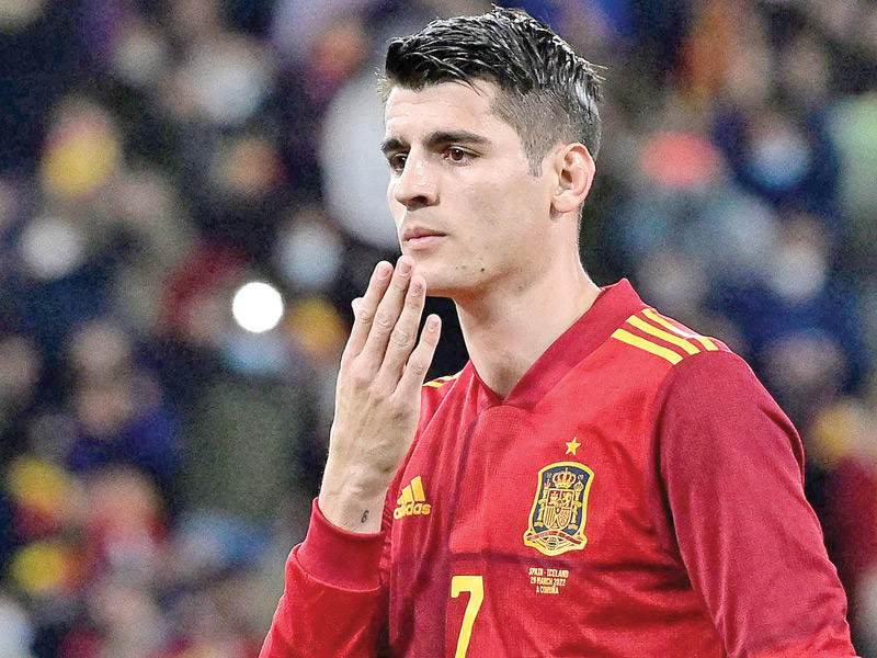  الدولي الإسباني ألفارو موراتا