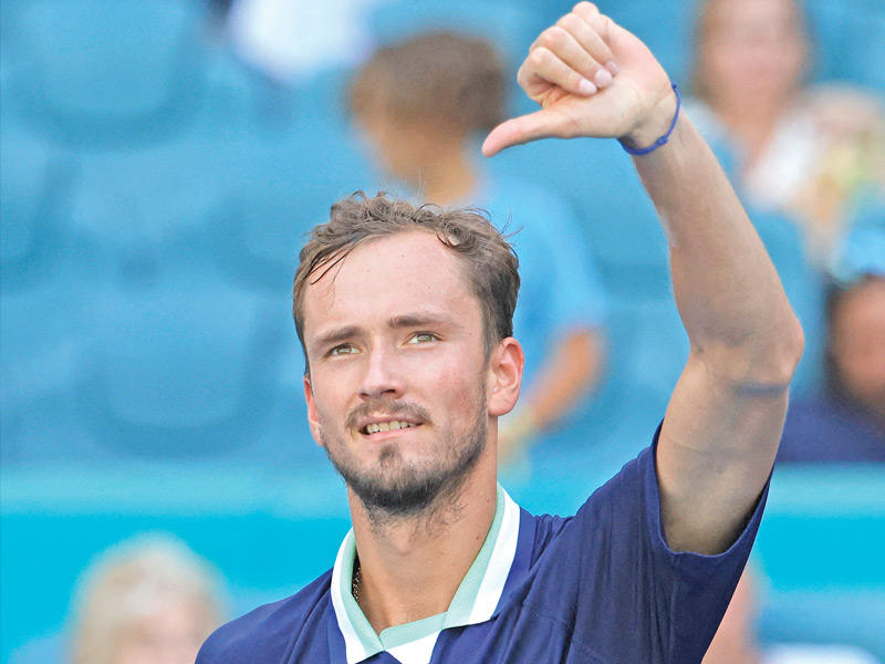  الروسي دانييل مدفيديف