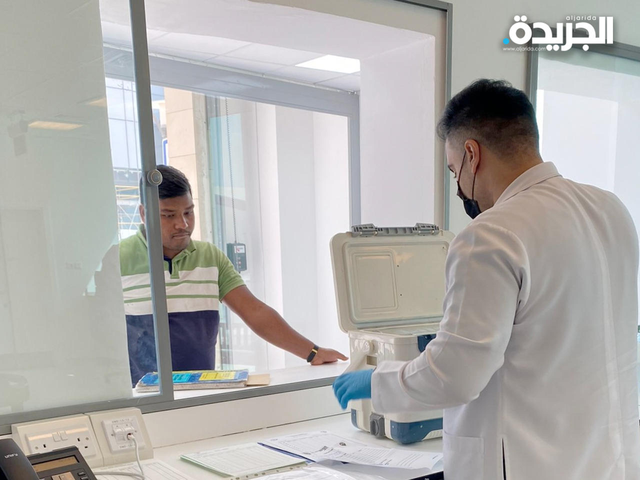 مختبر صرف وتخزين الدم ومشتقاته في مركز الشيخة سلوى الصباح