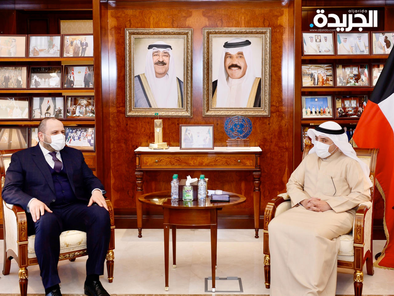 الناصر يستقبل مبعوث الرئيس الأوكراني