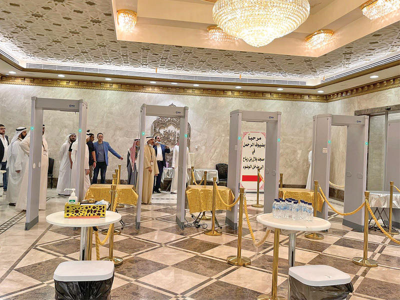 متابعة استعدادات المسجد لشهر رمضان