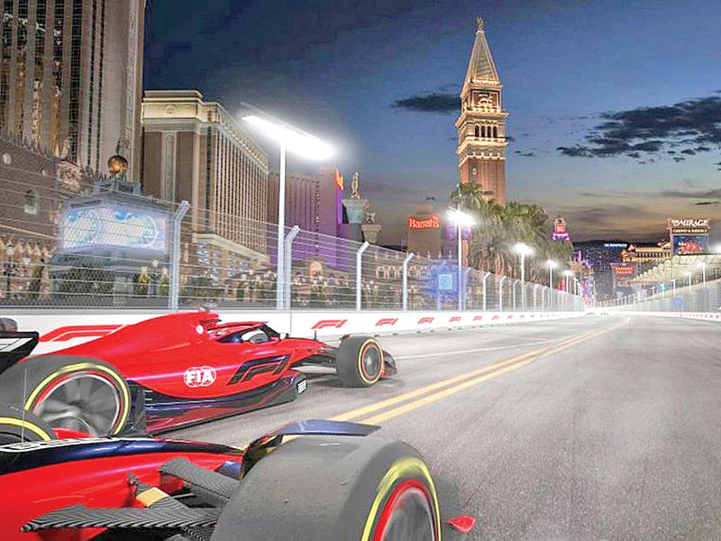 تعود بطولة العالم لسباقات سيارات الفئة الأولى (فورمولا 1) إلى لاس فيغاس
