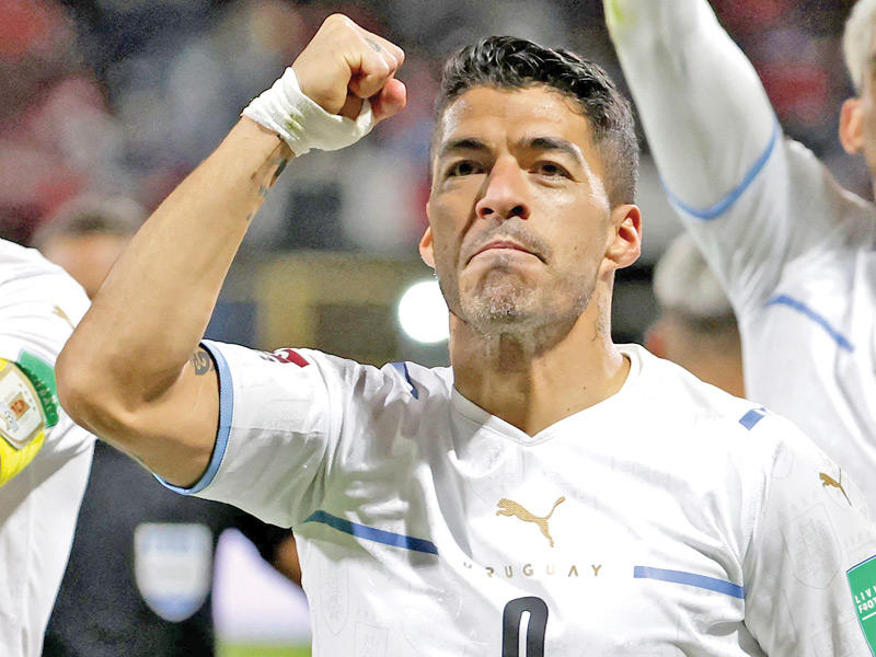 مهاجم منتخب أوروغواي لويس سواريز