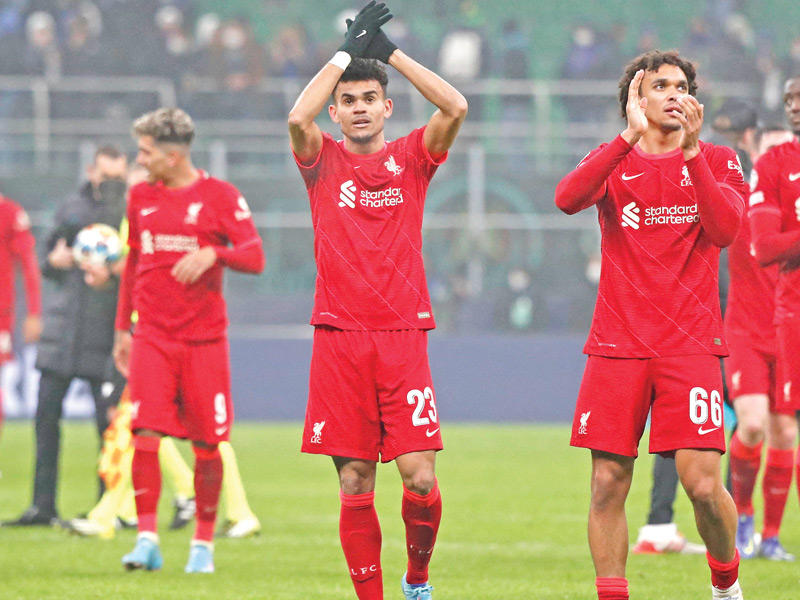 لاعبو ليفربول خلال مباراة سابقة