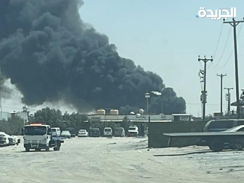 جانب من حريق السالمي