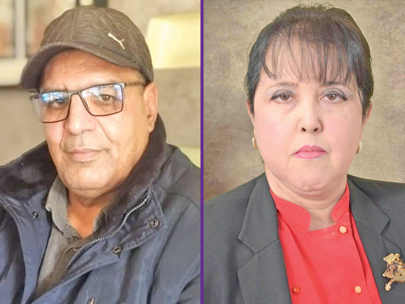 وهيبة سقاي والروائي المغربي جلول قاسمي