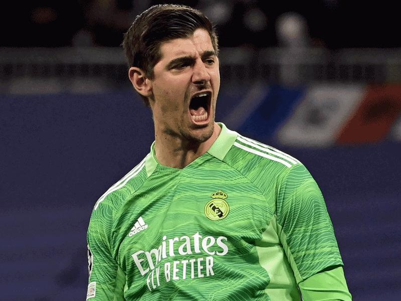  حارس مرمى ريال مدريد  البلجيكي تيبو كورتوا