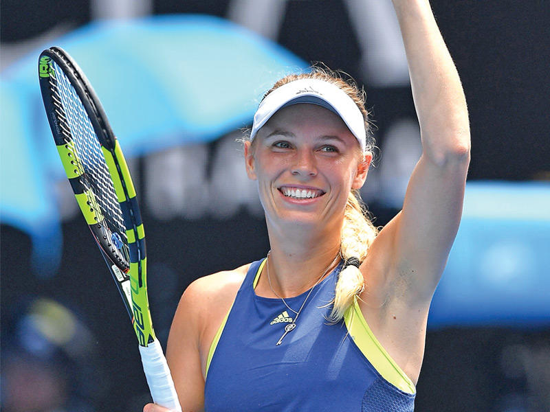 لاعبة التنس الدنماركية المعتزلة كارولين فوزنياكي