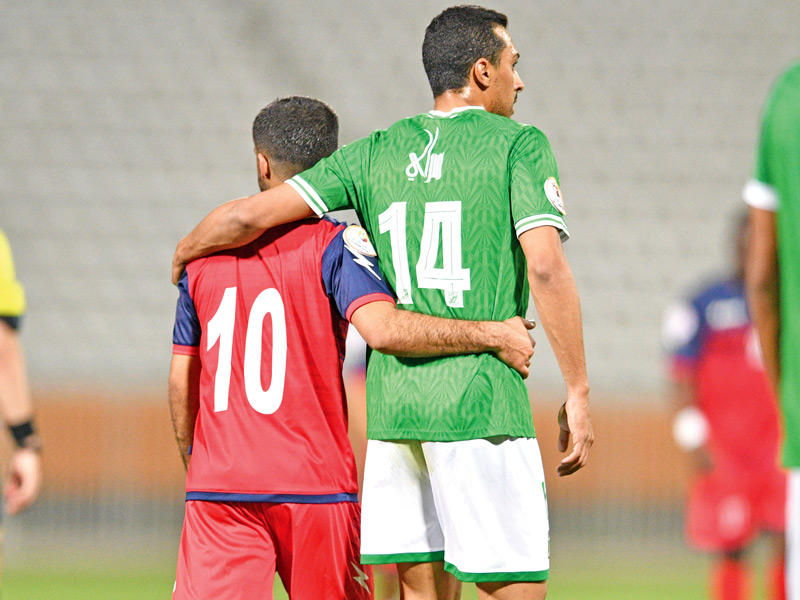 جانب من مباراة العربي والصليبيخات (تصوير نوفل إبراهيم)