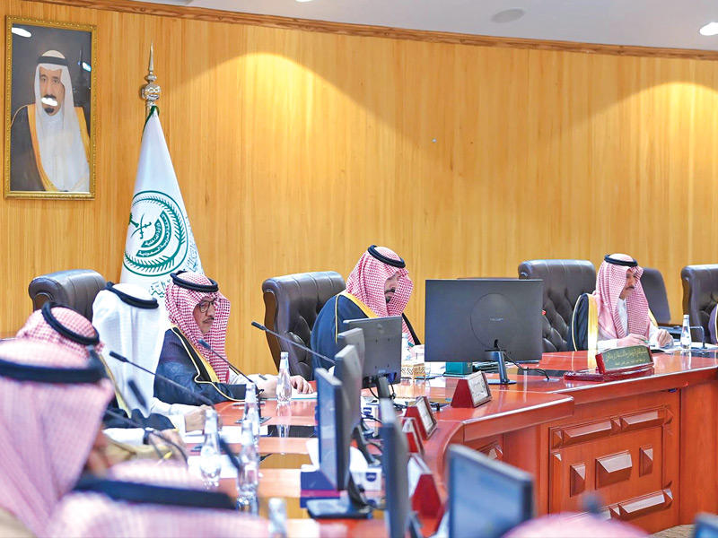 جانب من اجتماع مجلس الوزراء السعودي
