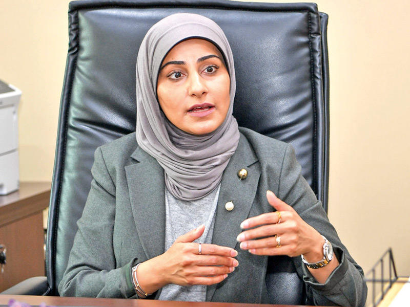 مساعدة العميد للشؤون الطلابية لشؤون فرع كلية التربية الأساسية في الجهراء بالهيئة العامة للتعليم التطبيقي والتدريب د. حنان تقي