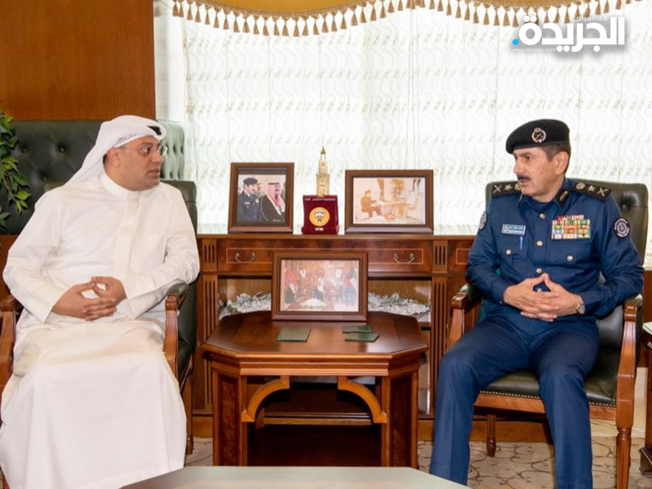 المكراد مستقبلاً وفد وحدة تنظيم التأمين