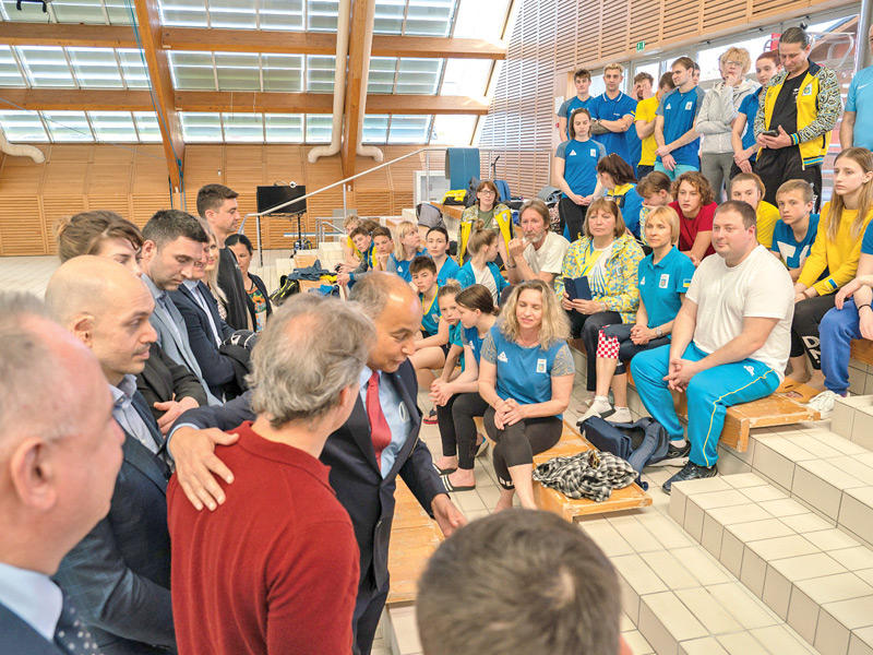 جانب من الزيارة