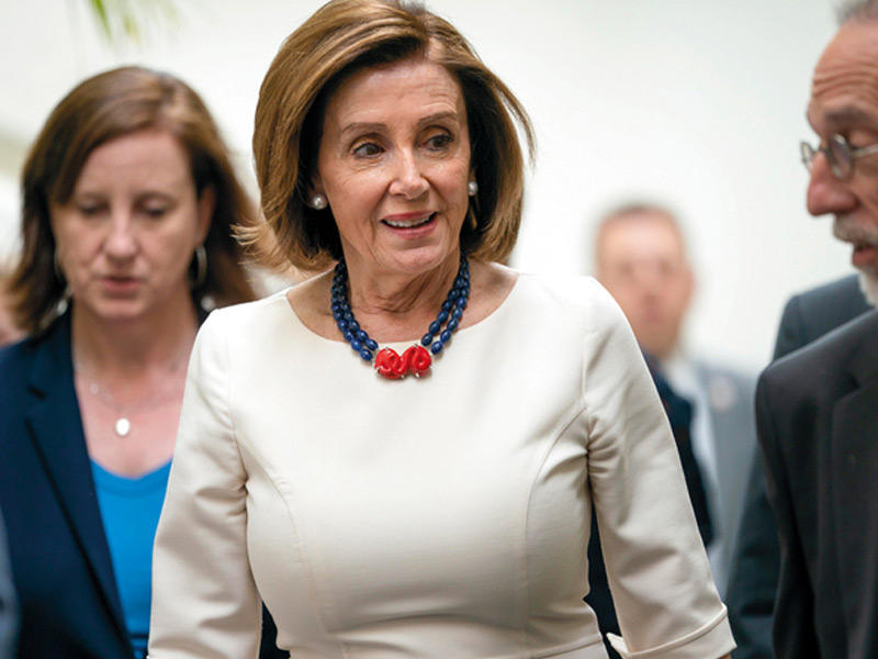 رئيسة مجلس النواب الأميركي الديموقراطية نانسي بيلوسي 