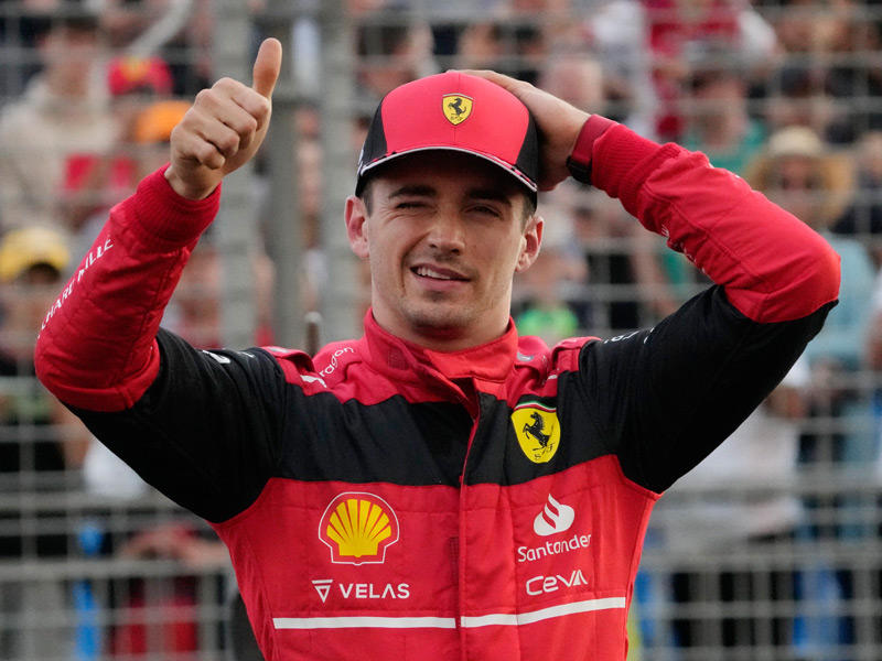 سائق فيراري شارل لوكلير