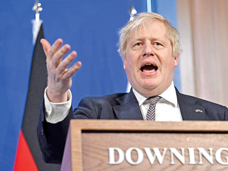 رئيس الوزراء البريطاني بوريس جونسون